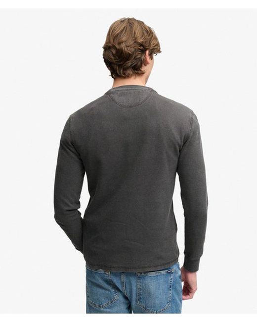 Superdry Gray & Co Classic Heavy Textured Top for men
