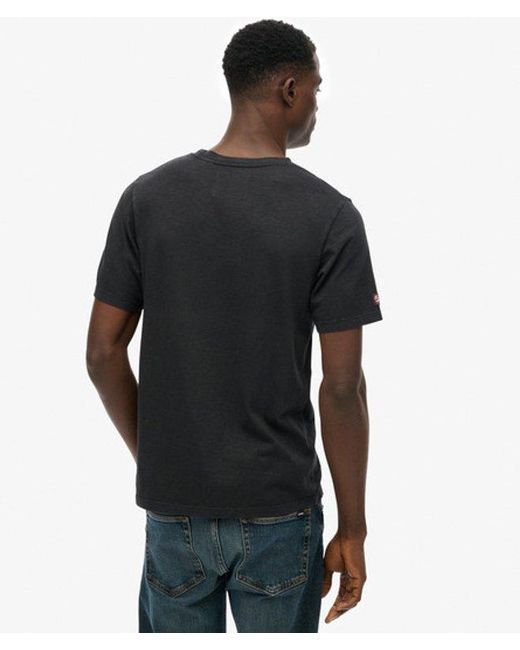 Superdry Black Copper Label Relaxed T-shirt for men