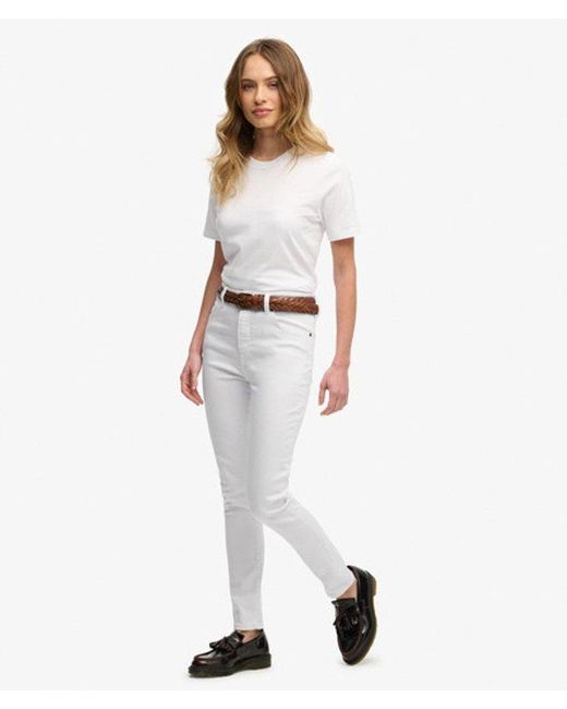 Superdry White & Co High Rise Skinny Jeans