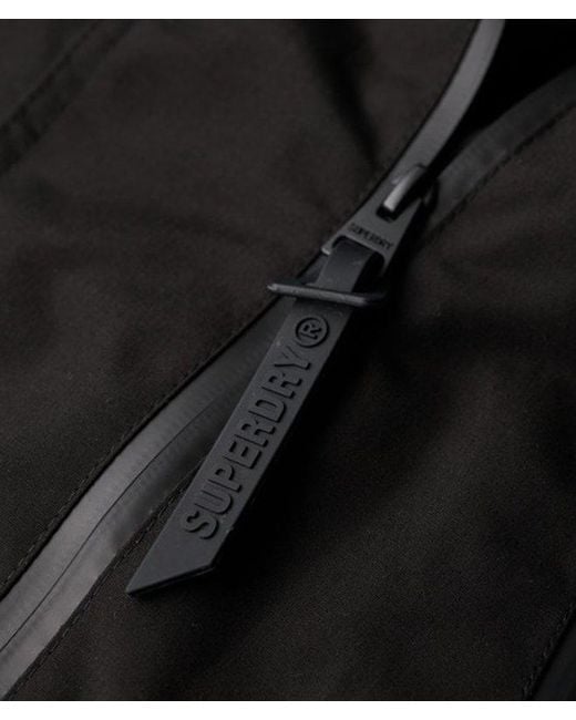 Superdry Black Ultimate Windbreaker Jacket for men