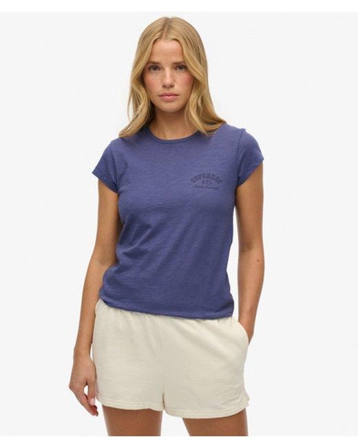 Superdry Blue & Co Athletic Essential Slub T-shirt