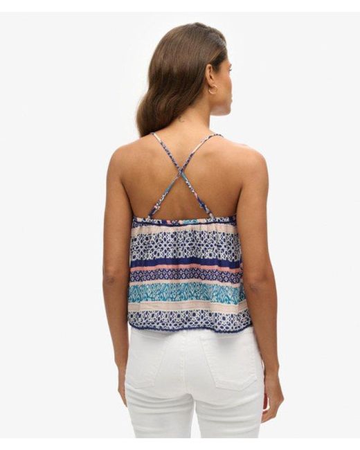 Superdry Blue & Co Tiered Cami Top