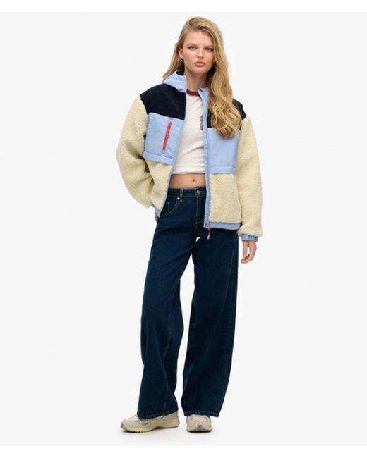 Superdry Blue & Co Hooded Fleece Jacket