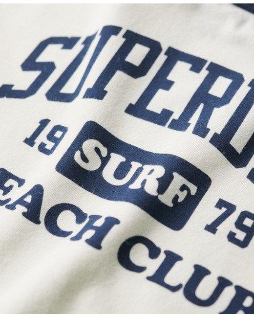Superdry White Athletic Essentials Branded Cami Top