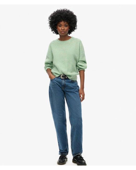 Superdry Green & Co Brushed Crew Neck Jumper