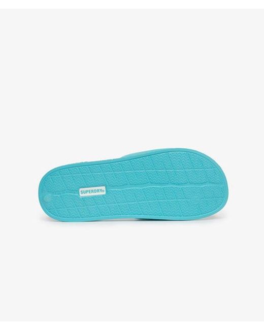 Superdry Blue Code Core Pool Sliders