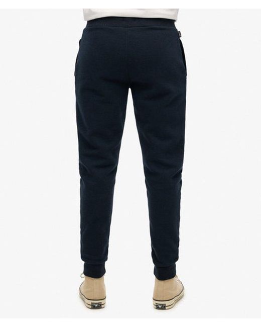 Superdry Blue Core Logo joggers for men