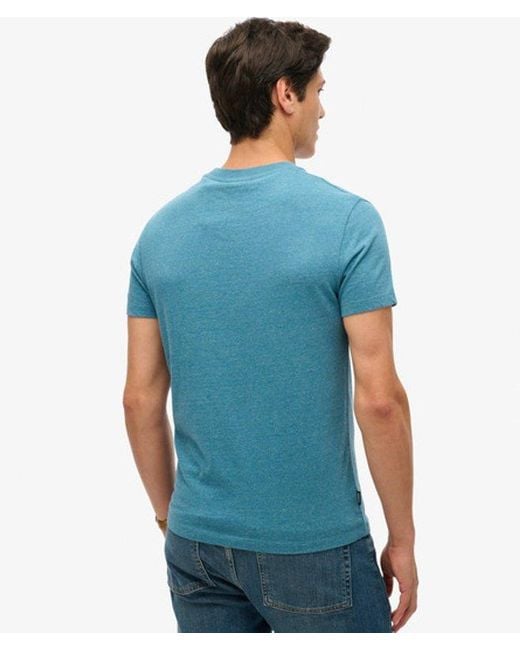 Superdry Blue & Co Essential Logo T-shirt for men