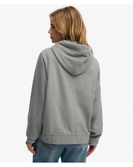 Superdry Gray & Co Studios Relaxed Zip Hoodie