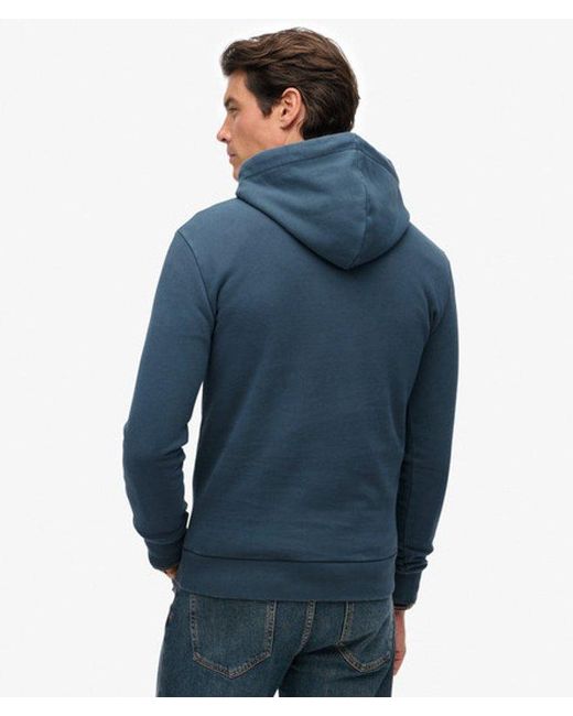 Superdry Blue & Co Mountain Relaxed Hoodie for men