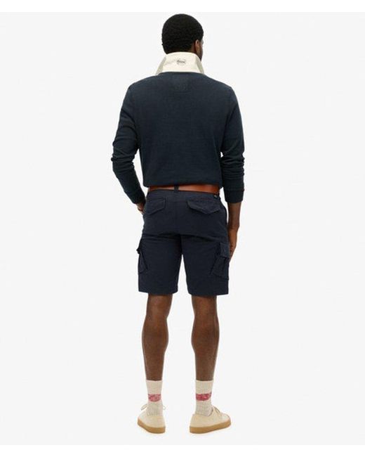 Superdry Blue & Co Organic Cotton Core Cargo Shorts for men