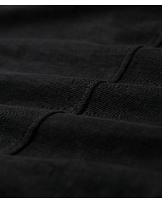 Superdry Black & Co Classic Slub Embroidered V-neck T-shirt