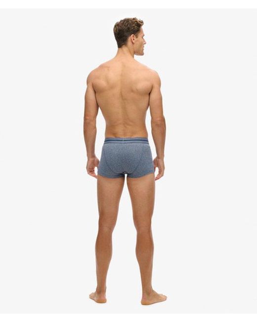 Superdry Blue & Co Organic Cotton Trunk Triple Pack for men