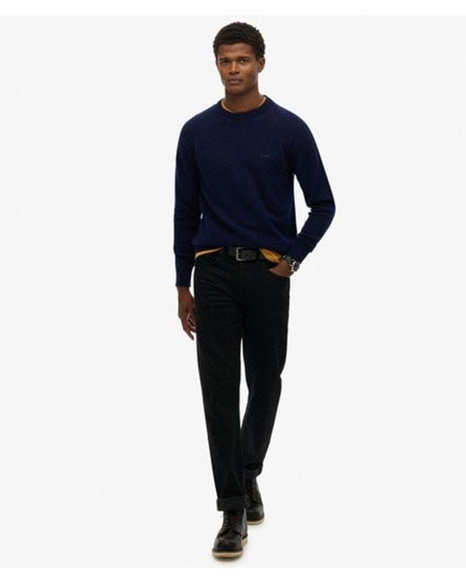 Superdry Blue & Co Wool Blend Jumper for men