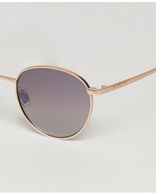 Superdry Metallic Sdr Metal Round Sunglasses