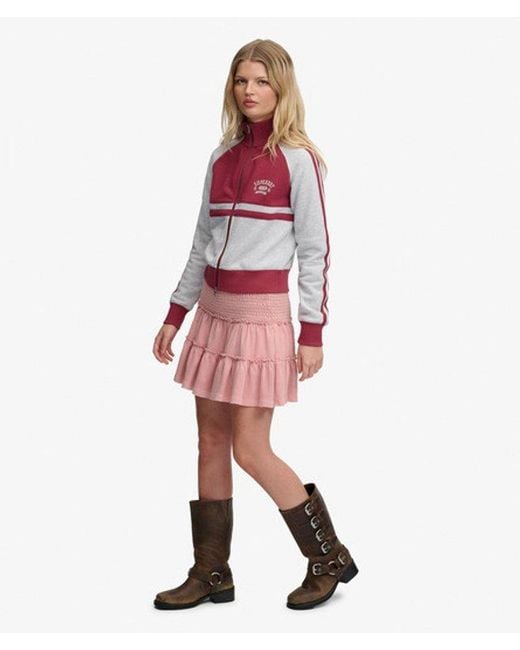 Superdry & Co Tiered Jersey Mini Skirt