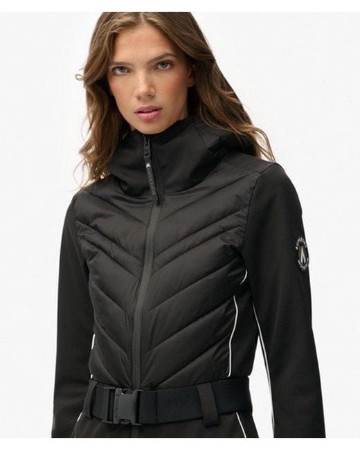 Superdry Black & Co Luxe Ski Suit
