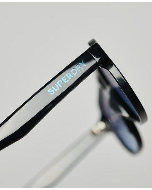 Superdry Blue Sdr 70s Aviator Sunglasses for men