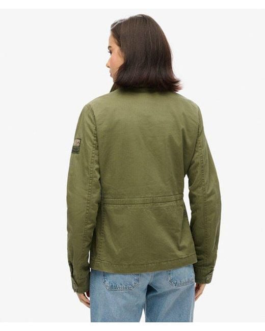 Superdry Green Classic Military M65 Lined Jacket
