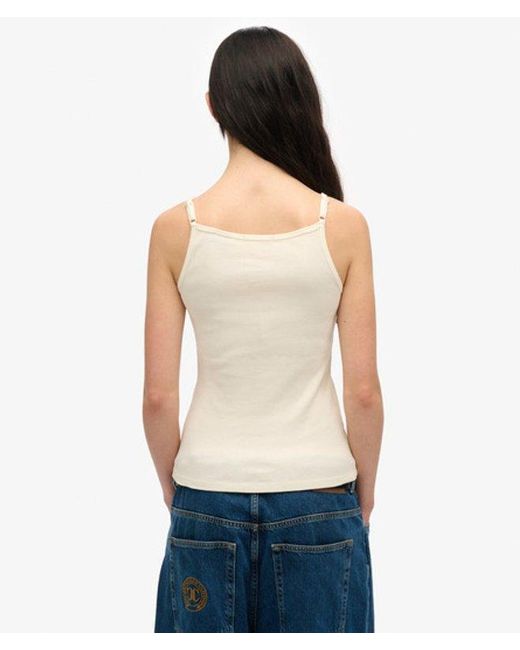 Superdry White & Co Athletic Essentials Scoop Neck Vest