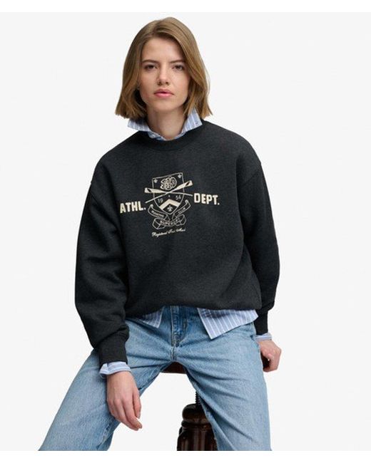 Superdry Black & Co Country Club Crew Sweatshirt