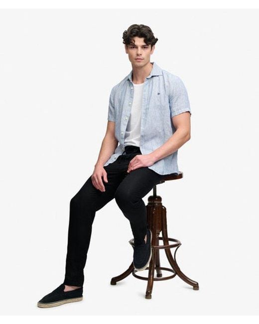 Superdry White & Co Merchant Linen Pants for men