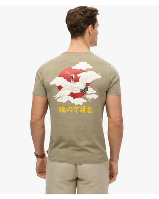 Superdry Green & Co Vintage Logo Tokyo Relaxed T-shirt for men