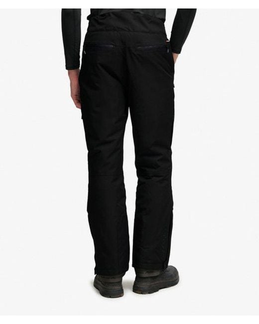 Superdry Black Slim Ski Pants for men