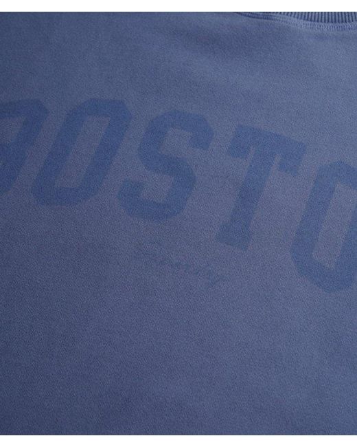 Superdry Blue & Co Athletic Essentials Relaxed Crew Sweatshirt