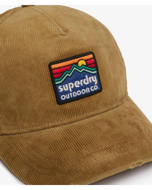 Femme Casquette Camionneur En Velours À Motif Taille: 1Taille Superdry en coloris Brown
