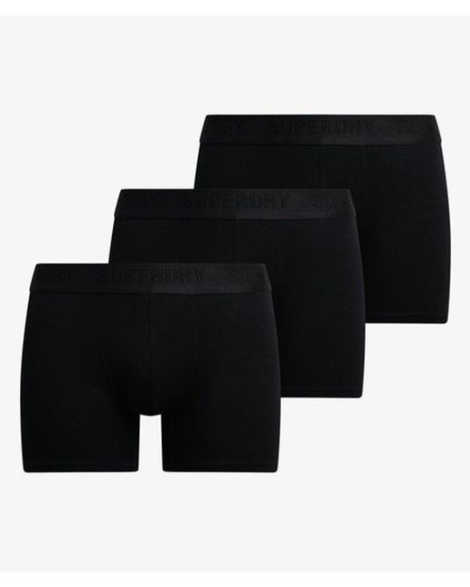 Superdry Black & Co Boxer Triple Pack for men