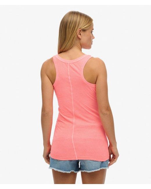 Superdry Red & Co Studios Lightweight Racer Vest Top