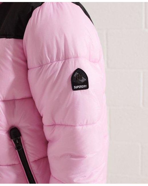 Superdry Pink Code Jacket Pastel