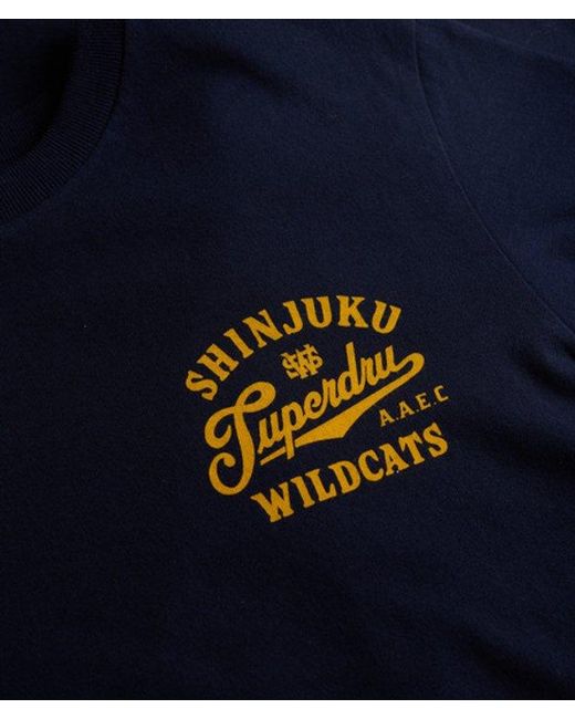 Superdry Blue & Co Athletic Relaxed T-shirt for men