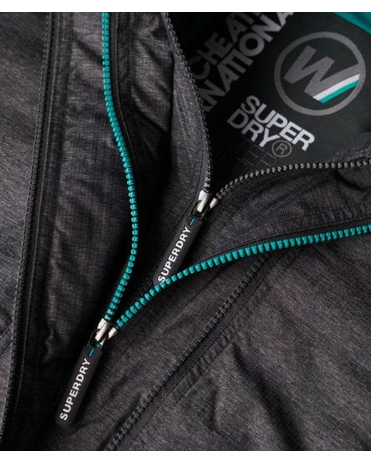 Superdry Black & Co Pop Zip Hooded Arctic Sd-windcheater Jacket