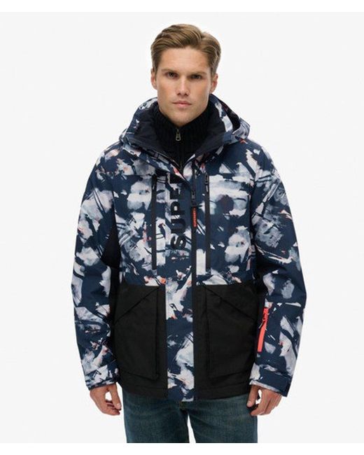 Superdry Blue & Co Ultimate Freestyle Ski Jacket for men