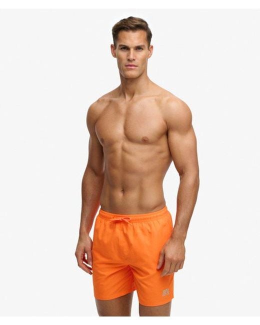 Superdry Orange & Co Essential 16-inch Swim Shorts for men