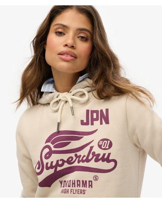 Superdry Gray High Flyers Hoodie