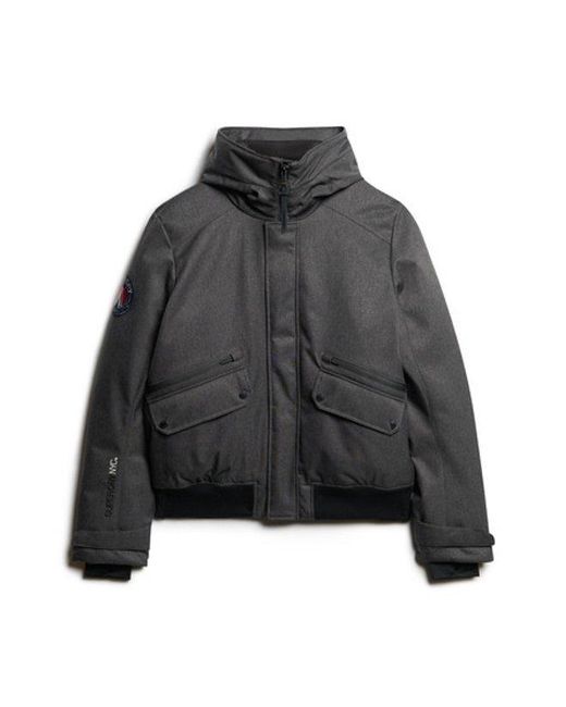 Superdry Gray & Co City Tweed Padded Bomber Jacket for men