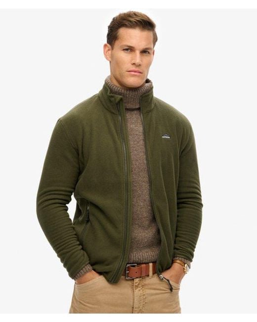 Superdry Green & Co Polar Fleece Full Zip for men