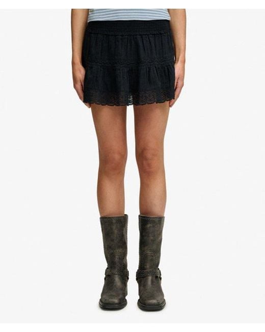Superdry Blue & Co Ibiza Mini Skirt