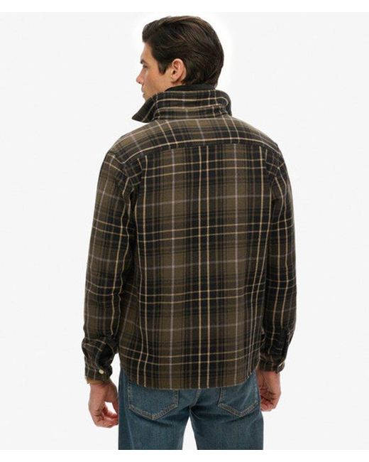 Superdry Black & Co The Merchant Store - Heavy Checked Shirt for men