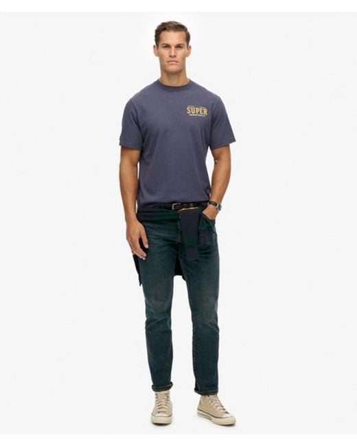 Superdry Blue & Co Tap Room Oversized T-shirt for men