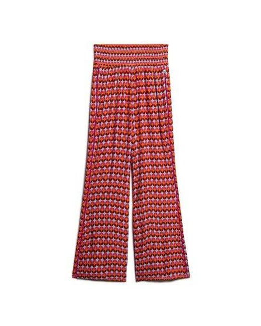Superdry Red Beach Pants