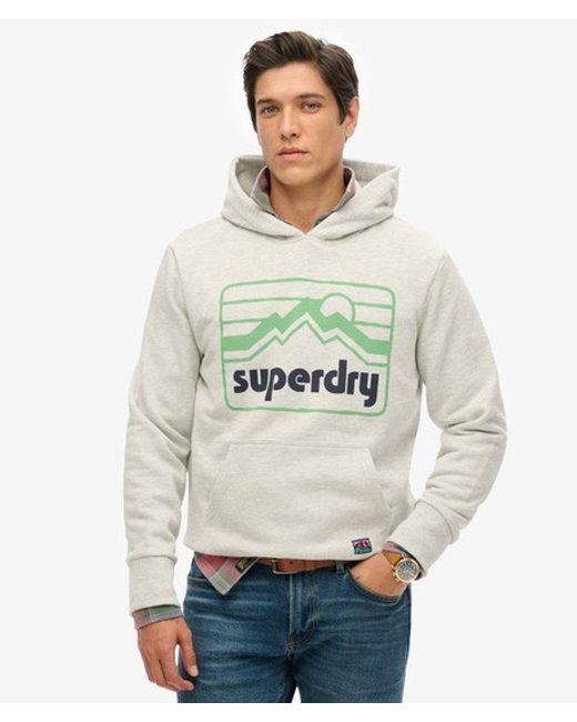 Superdry Natural & Co Vintage 90s Terrain Hoodie for men