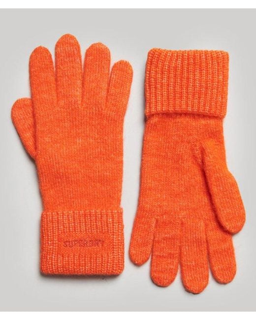 Superdry Orange & Co Essential Ribbed Gloves