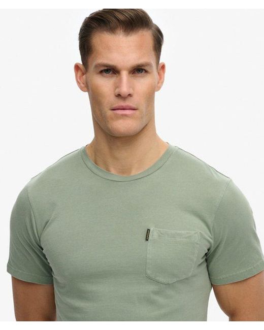 Superdry Green & Co Classic Essential Pocket T-shirt for men