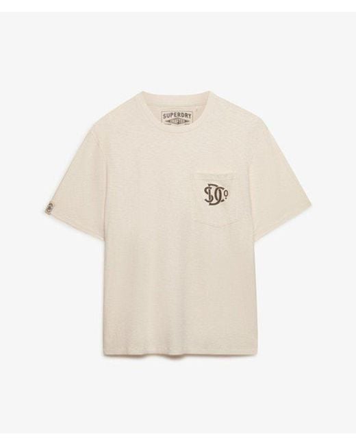 Superdry White & Co The Merchant Store - Graphic Pocket T-shirt for men