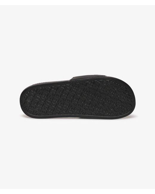 Superdry Black & Co Core Graphic Pool Sliders for men