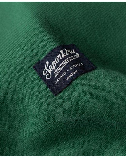Superdry Green Classic Vintage Logo Heritage Hoodie for men